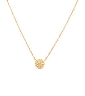 Diamond Flower Necklace - 14K  - Olive & Chain Fine Jewelry