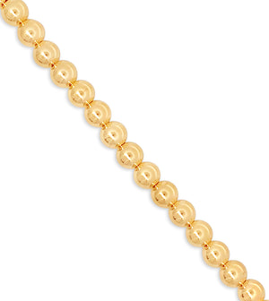 14k Gold Ball Bead Chain Bracelet - 14K  - Olive & Chain Fine Jewelry