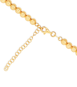 14k Gold Ball Bead Chain Necklace - 14K - OLIVE & CHAIN Fine Jewelry
