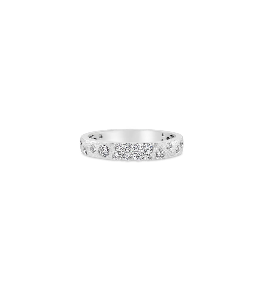 Diamond Celestial Petite Band - 14K White Gold / 5 - Olive & Chain Fine Jewelry