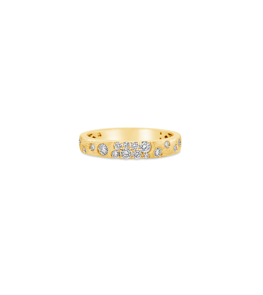 Diamond Celestial Petite Band - 14K Yellow Gold / 5 - Olive & Chain Fine Jewelry
