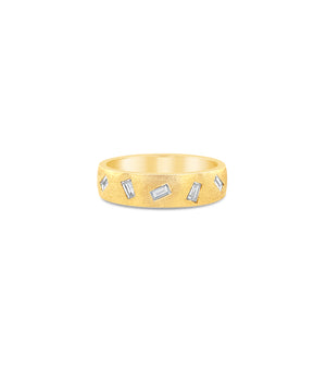 Diamond Baguette Celestial Band - 14K Yellow gold / 5 - Olive & Chain Fine Jewelry