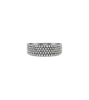 Diamond Cigar Band - 14K - Olive & Chain Fine Jewelry