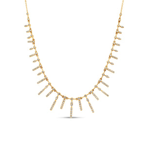Diamond Princess Necklace - 14K Yellow Gold - Olive & Chain Fine Jewelry