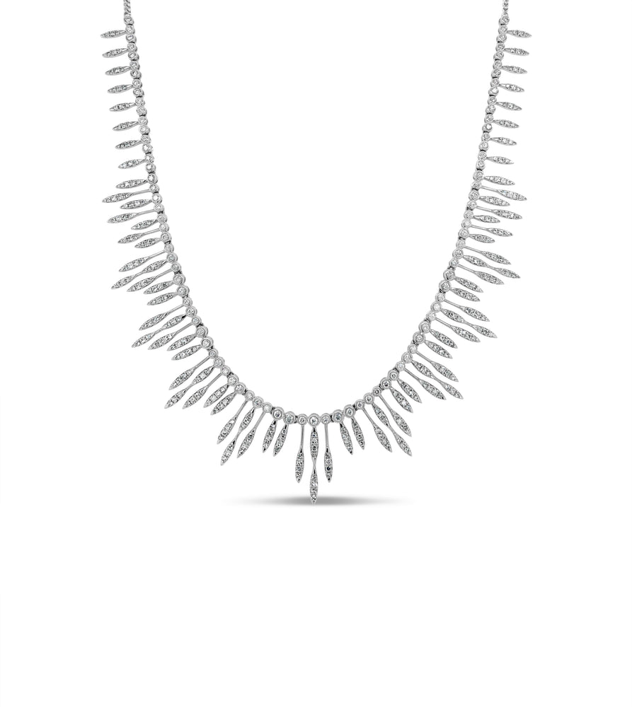 Diamond Emperor Necklace - 14K - OLIVE & CHAIN Fine Jewelry