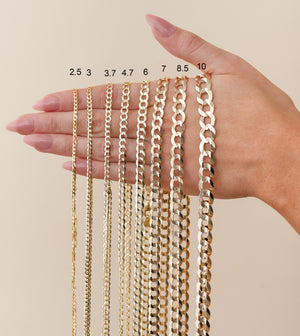 10k Gold Curb Link Chain Necklace - 14K  - Olive & Chain Fine Jewelry