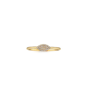 Diamond Marquise Ring - 14K Yellow Gold / 5 - OLIVE & CHAIN Fine Jewelry