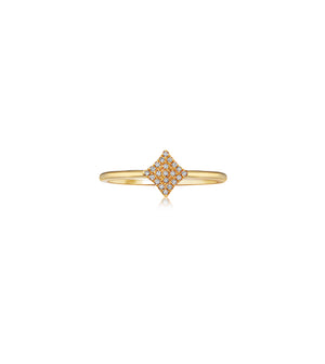 Diamond Firework Ring - 14K Yellow Gold / 5 - OLIVE & CHAIN Fine Jewelry