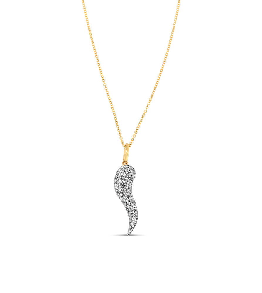 White sales gold cornicello
