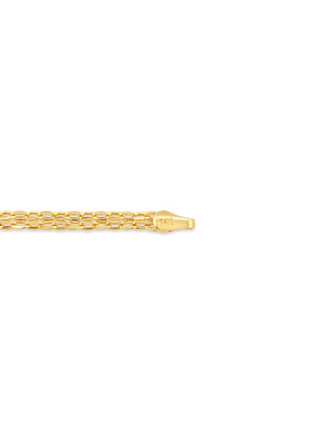 14k Gold Bismark Mesh Chain Necklace - 14K - OLIVE & CHAIN Fine Jewelry
