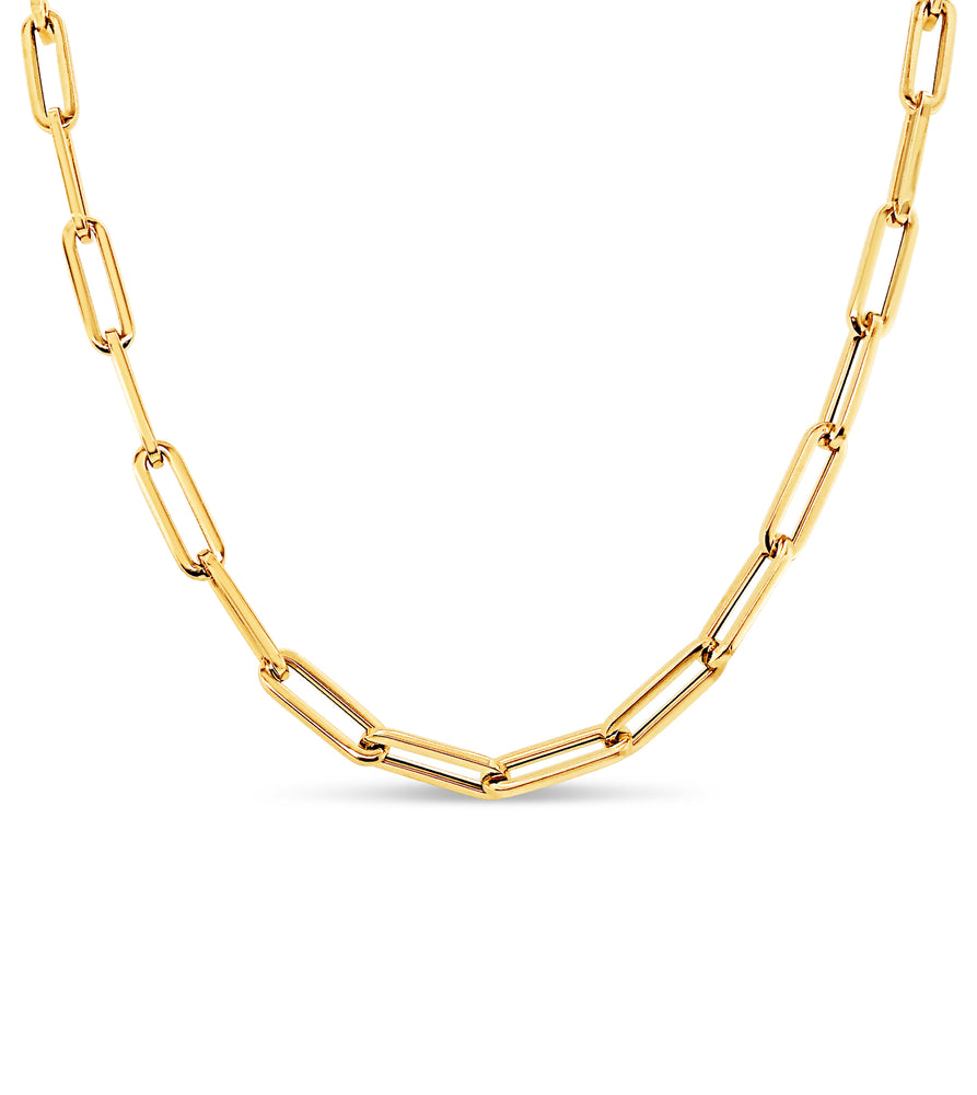 Solid gold on sale paperclip