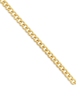 14K Gold Curb Link Chain Bracelet - 14K - OLIVE & CHAIN Fine Jewelry