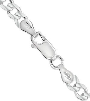 Silver Curb Link Chain Necklace - 14K  - Olive & Chain Fine Jewelry