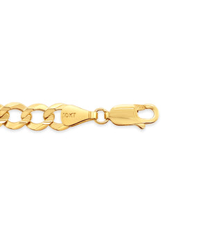 10k Gold Curb Link Chain Anklet - 14K  - Olive & Chain Fine Jewelry