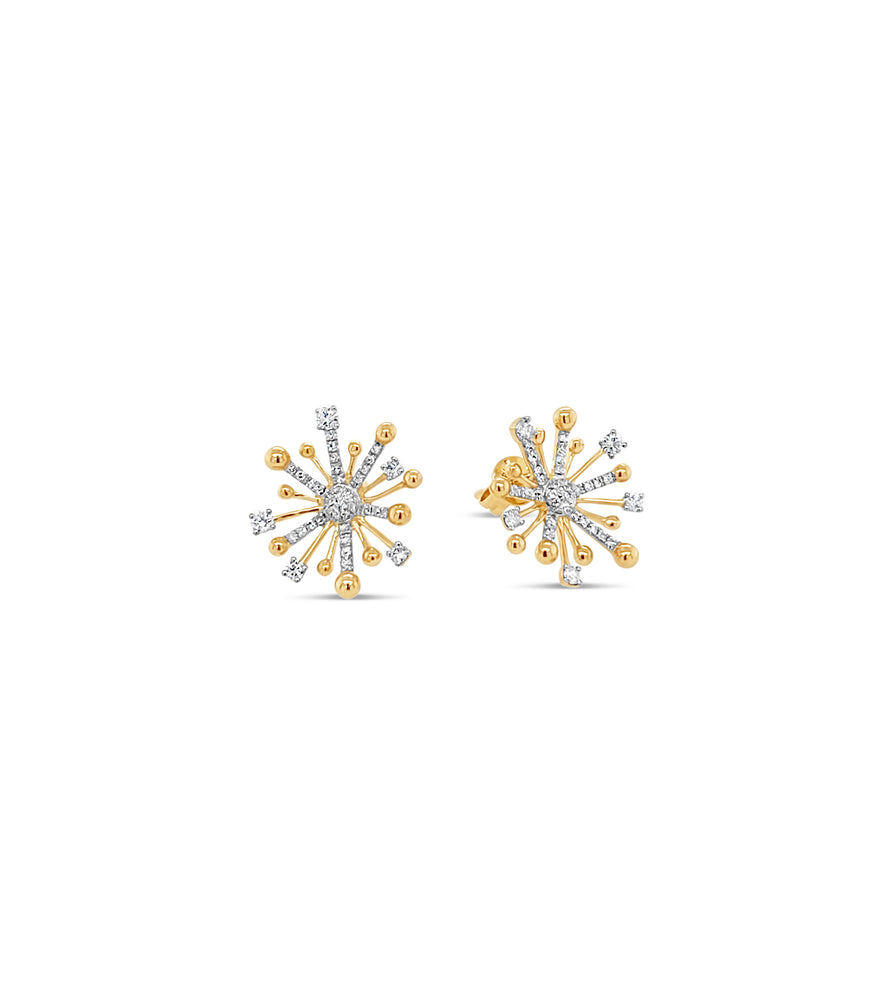 Diamond Galaxy Earrings - 14K  - Olive & Chain Fine Jewelry