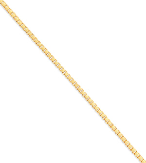 14k Gold Box Chain Necklace - 14K - OLIVE & CHAIN Fine Jewelry