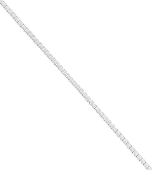 14k White Gold Box Chain Necklace - 14K - OLIVE & CHAIN Fine Jewelry
