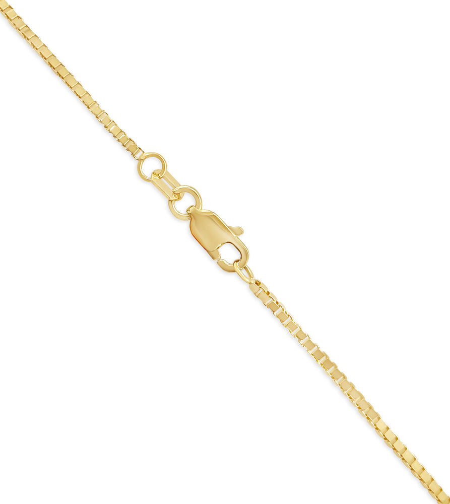 14k Gold Box Chain Necklace - 14K  - Olive & Chain Fine Jewelry