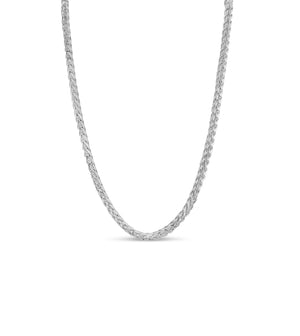 Silver Franco Chain Necklace - 14K  - Olive & Chain Fine Jewelry