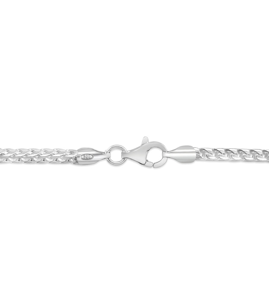 Silver Franco Chain Necklace - 14K  - Olive & Chain Fine Jewelry