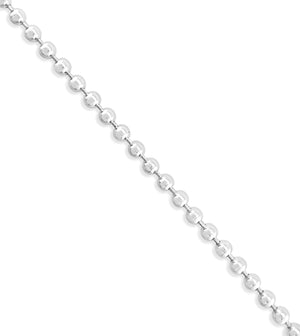 Silver Bead Chain Bracelet - 14K  - Olive & Chain Fine Jewelry
