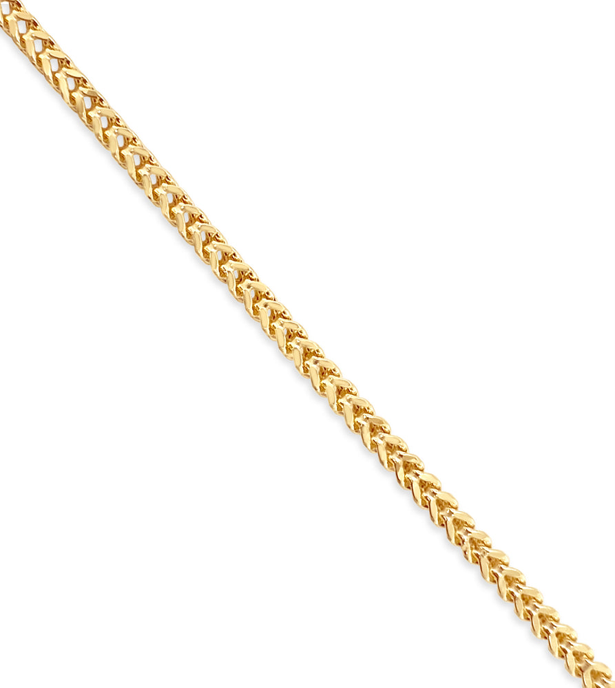 10k Gold Franco Chain Necklace - 14K - OLIVE & CHAIN Fine Jewelry