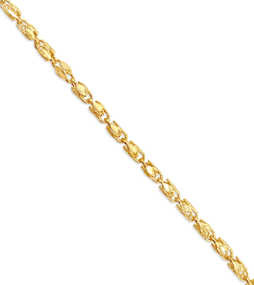 10k Gold Turkish Rope Chain Necklace - 14K - OLIVE & CHAIN Fine Jewelry