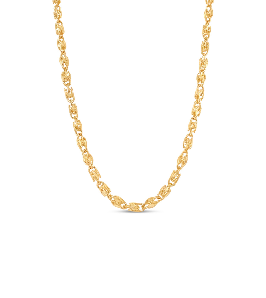 10k Gold Turkish Rope Chain Necklace - 14K - OLIVE & CHAIN Fine Jewelry