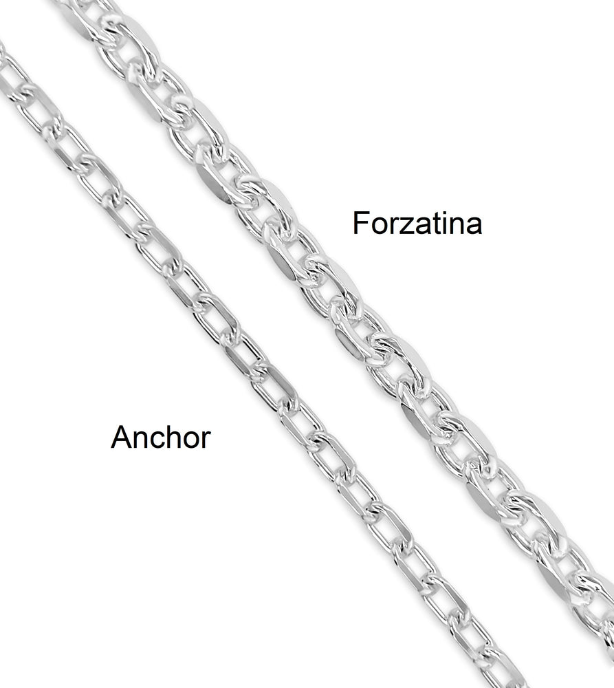 Silver Anchor Link Chain Bracelet - 14K  - Olive & Chain Fine Jewelry
