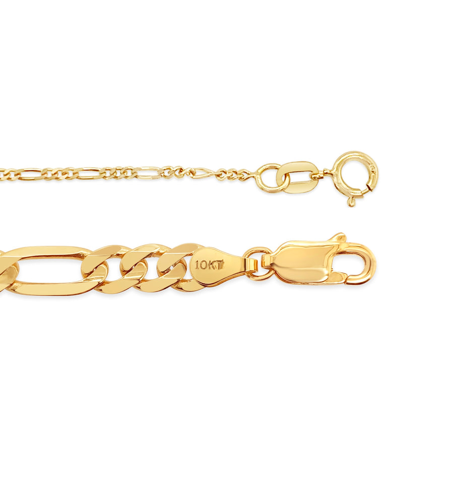10k Gold Figaro Chain Necklace – OLIVE & CHAIN