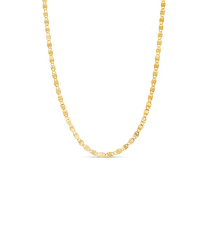 14k Gold Mirror Valentino Chain Necklace - 14K - OLIVE & CHAIN Fine Jewelry