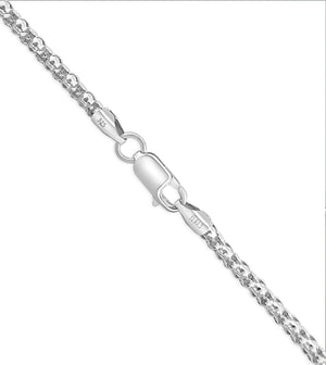 Silver Coreana Popcorn Chain Necklace - 14K  - Olive & Chain Fine Jewelry