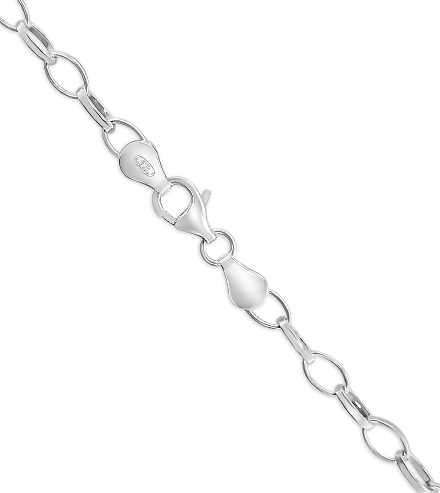 Silver Romy Link Chain Bracelet - 14K  - Olive & Chain Fine Jewelry