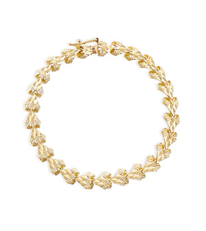 10k Gold Heart Nugget Filigree Bracelet - 14K - OLIVE & CHAIN Fine Jewelry