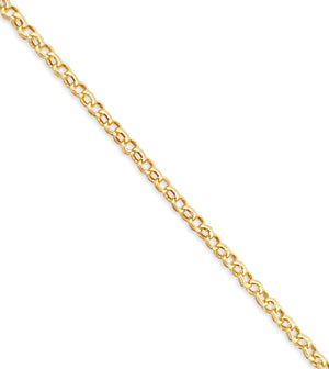 14k Gold Rolo Chain Necklace - 14K  - Olive & Chain Fine Jewelry