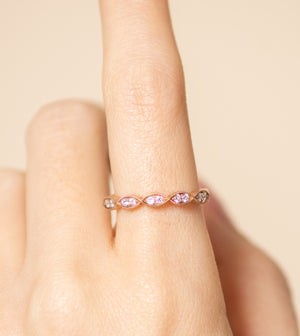 Diamond Marquise Band - 14K - OLIVE & CHAIN Fine Jewelry