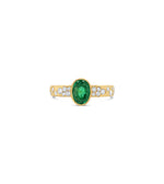 Emerald & Diamond Celestial Ring